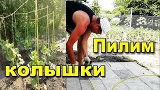 Колышки на помидоры и огурцы. Текстолитовая арматура. #Анапа #Гостагаевская/ ПМЖ.