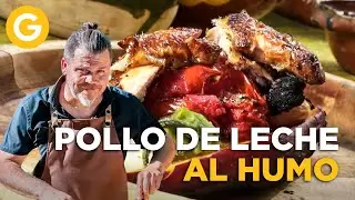 A MOVER LAS BRASAS👉🏻POLLO DE LECHE AL HUMO 🍗 Parrilla a la Mexicana con Poncho Cadena | El Gourmet
