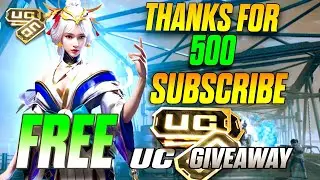 FREE UC GIVEAWAY || 500 SUBSCRIBER SPECIAL #pubg #bgmi