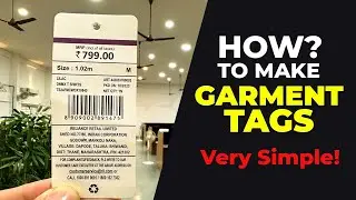 How to make Garment Tags #garment