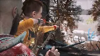 when atreus try first time in god of war