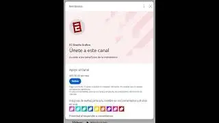 Conviértete en miembro de este canal y disfruta 