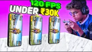 Top 3 😍 120 FPS Gaming Phone Under 30,000 For Pubg Bgmi 🔥 Best Gaming Phone Under 30000