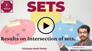 Results on Intersection of Sets.