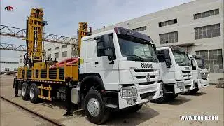 60° View - Two Sets CSD600 Truck Mounted Water Well Drilling Machine Now Shipping to North America