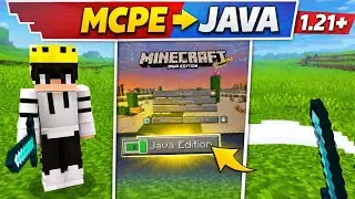 MCPE To Java Edition 1.21 | Real Java UI & Combat In Minecraft PE 🔥