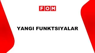 Yangi funktsiyalar. Yangi funktsiyalar bo'yicha qo'llanma.
