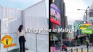 ENG) Korean vlog l Visit Giant Market & Mr D.I.Y l KL life l Tour of Bukit Bintang l Dyson Air Lab