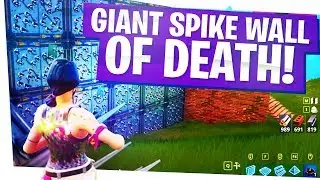 GIANT SPIKE WALL OF DEATH! - New Impulse Nade Fun! - Fortnite