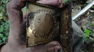 I found a German Gold cigarette case Searching relics of WW2