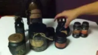 Halloween Altered Glass Bottles & Jars