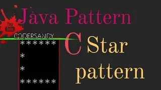 Print   C Alphabet Star Pattern in java l #starpattern #java #programming #javaprogramming#trending