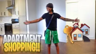 I WENT APARTMENT SHOPPING🏠... *new crib*👀