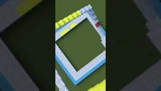 Duck Pixel Art in Minecraft 