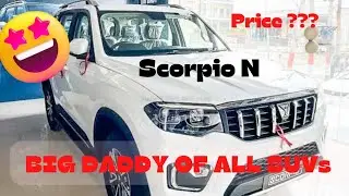 Mahindra Scorpio N 2022 😮😮😍 Big Daddy of all SUVs #car #varients #specifications ....