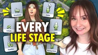 I try the Every Life Stage Challenge in The Sims 4...