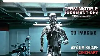 TERMINATOR 2 (1991) | The Asylum Escape | Hospital Escape 4K UHD