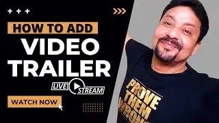 How To Add Trailer To Live Stream | How To Schedule Live Stream On YouTube