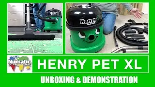 Henry Pet XL Vacuum Cleaner Unboxing & Demonstration