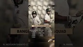Bangladesh Test Squad #bangladesh #testsquad #testcricket