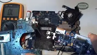 Reparación de notebook como alimentar motherboard con fuente regulada