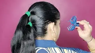 Simple 😍 Self Hairstyle Girl / Beautiful Juda Hairstyle For Ladies / Easy Hairstyles For Long Hair