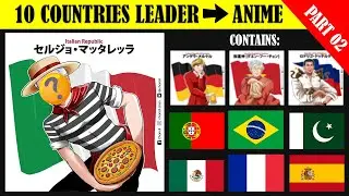 10 Gambar Pemimpin Negara di Dunia versi Anime (Part 2)