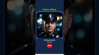 Fake  police vedio call 📞