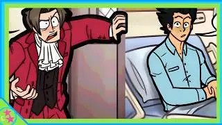 Edgeworth Visits Phoenix In The Hospital | Ace Attorney Comic Dub