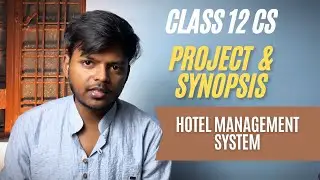 Hotel Management System in Python with MySQL | Project & Synopsis Class 12 CS | Rajnath Prasad