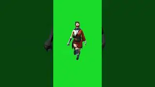 Magic girl flying on Green screen background #greensceen #animation