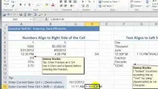 Essential Excel Skill #1 - Entering Data Efficiently in Excel