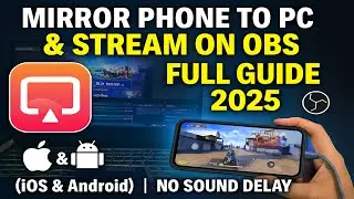 Mirror Phone to PC & Stream on OBS with DouWan | Full Guide 2025 (iOS & Android) | No Sound Delay
