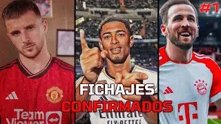 RUMORES y  FICHAJES del Fútbol Europeo YA CONFIRMADOS de la Temporada 2023 / 2024 #1