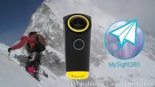 MySight360 - Wearable VR Camera | Features 4K Stable Video and Continuous 15 hrs Video Recording