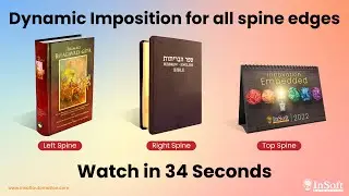 Left Spine - Right Spine - Top Spine - Book Imposition 34 Secs