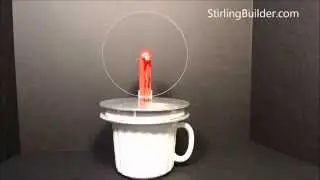 Six Inch Low Temperature Differential Stirling Engine