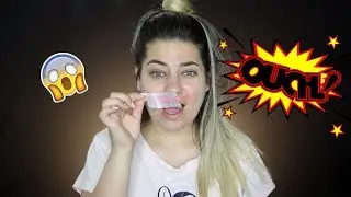 אאוץ' !! מנסה רצועות שעווה להסרת שפם של ויט פעם ראשונה 😱