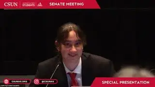 Senate Meeting - Monday August 26th