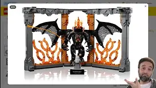 LEGO Lord of the Rings Balrog Book Nook reveal & thoughts! June 1st $130 USD release 