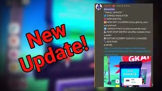 New Pls Donate update + giving away robux!