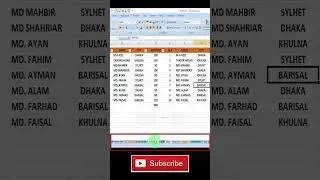 Shortcut Key to Switch Between Sheets in Excel | Excel Shorts