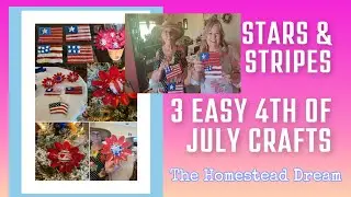 EASY  15 MINUTE STARS & STRIPES CRAFTS FOR THE 4TH OF JULY