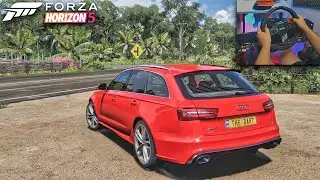 Forza Horizon 5 gameplay 4k Audi RS6 You won't belive it is stock