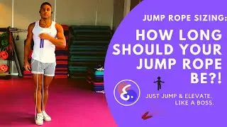 Jump rope Length: How long should your jump rope be? AND HOW TO PROPERLY SIZE IT!