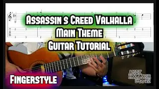 Assassin's Creed Valhalla Main Theme Guitar Tutorial Lesson