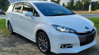 Repaint Whole Outside | Crystal white|  Toyota wish done!!!!