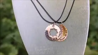 Парные кулоны "Солнце и луна"