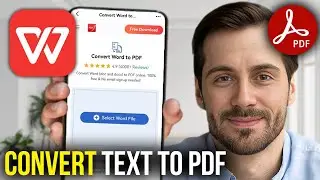 How To Convert Text To PDF in Mobile
