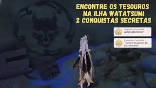 COMO OBTER 2 CONQUISTAS E 6 BAÚS ENCONTRANDO AS 8 MARCAS NAS PAREDES - [Genshin Impact]